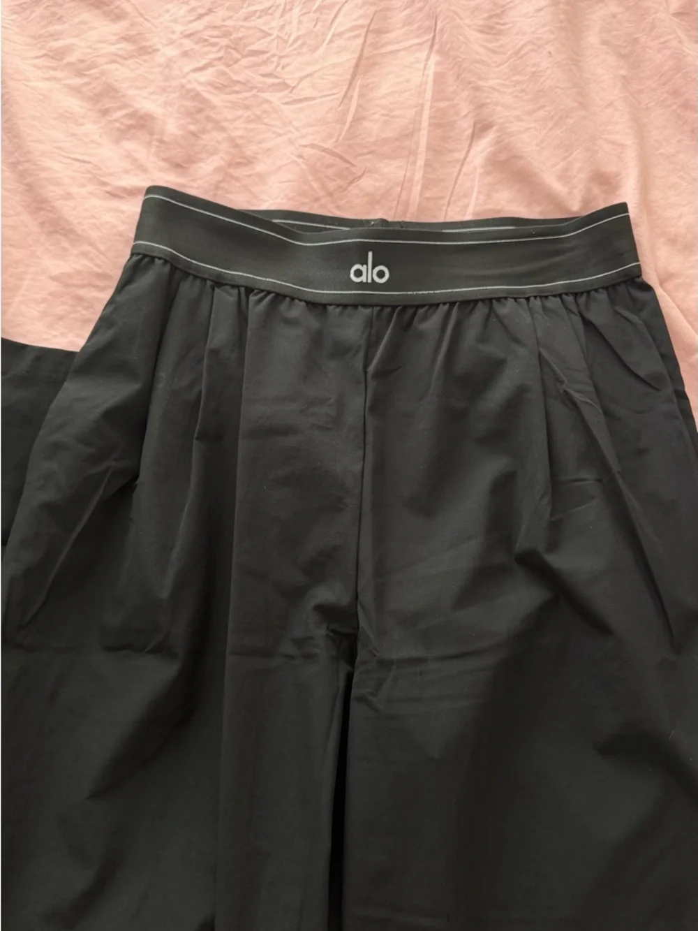 ALO Yoga Women’s Black Wide-Leg Lounge Pants suit up trouser - Picture 6 of 7